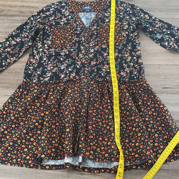 Maeve Black Floral Mini Dress - Picture 8 of 10